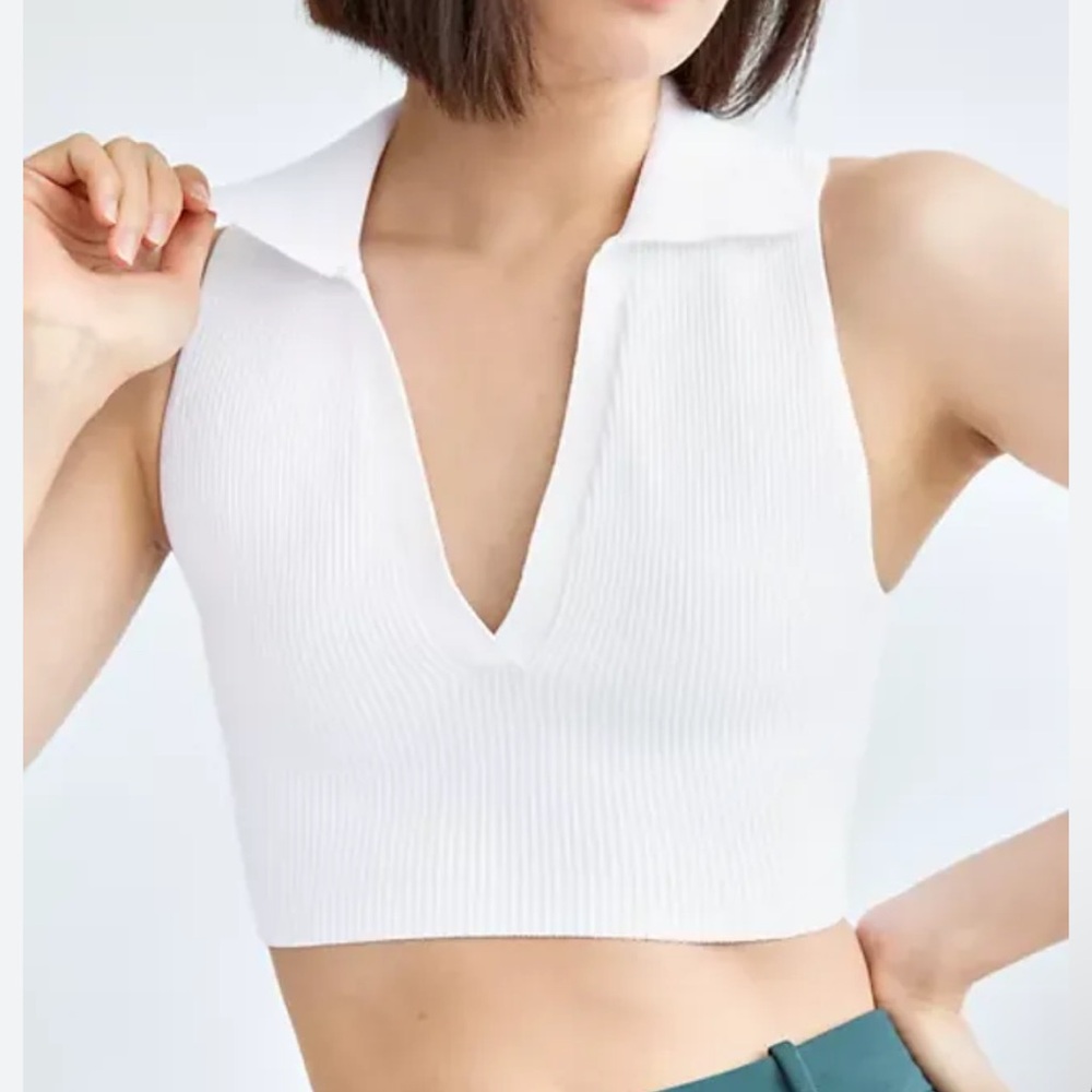 ARITZIA BABATON | Sculpt Knit Polo Top